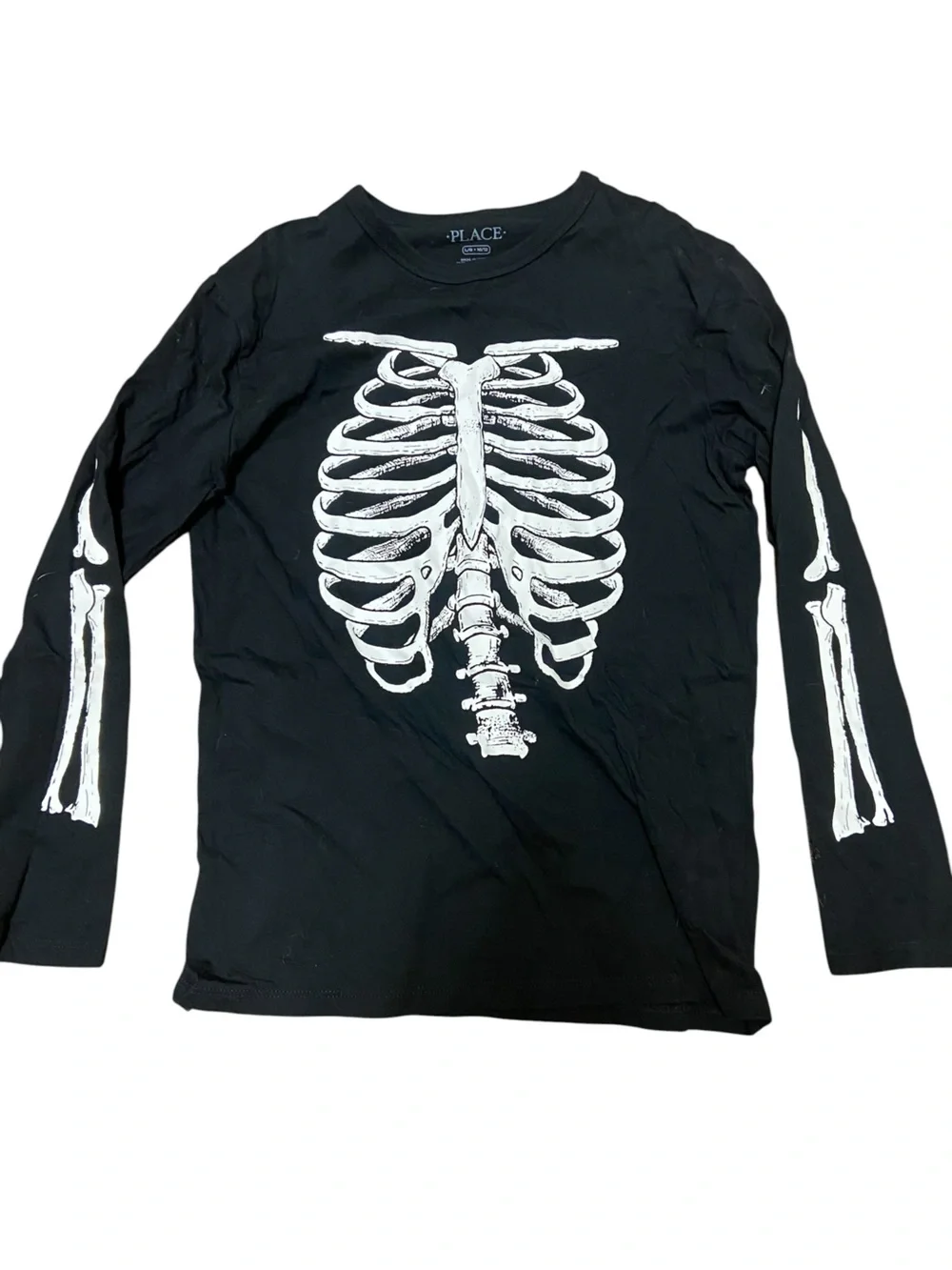 The Children's Place Kids Skeleton Lounge Set Size L 10-12 Halloween Costume